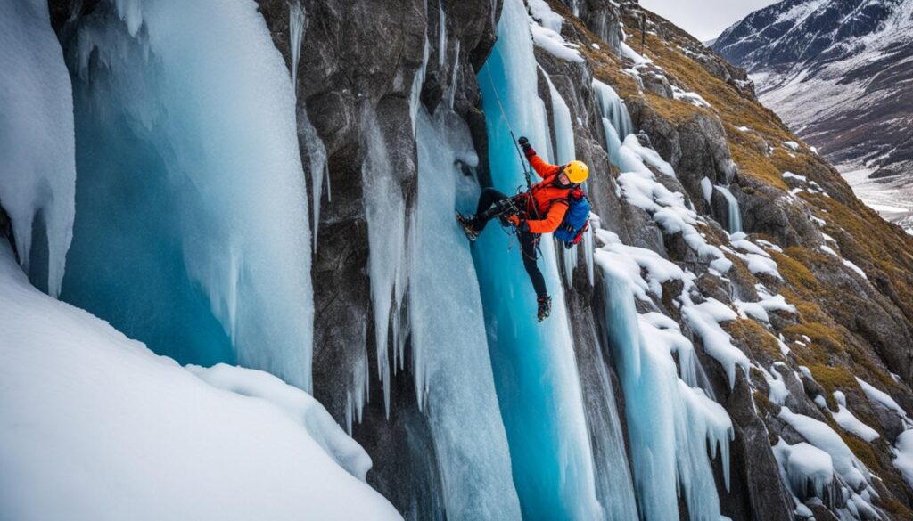 Ice climbing in Tromsø Ice climbing in Tromsø