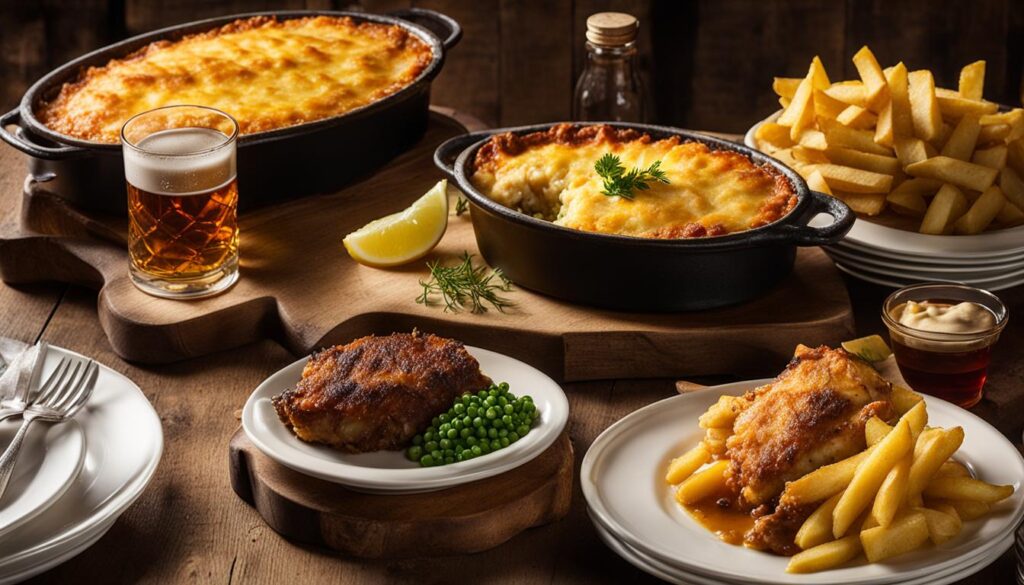 Irish pub food and whiskey Irish pub food and whiskey