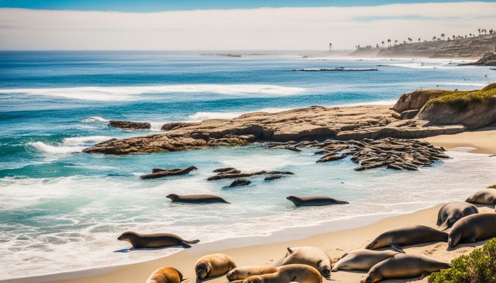 La Jolla seals and sea lions La Jolla seals and sea lions