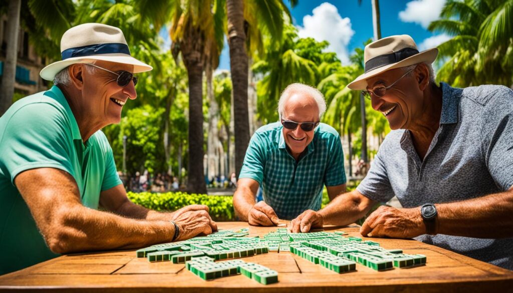 Learning to play dominoes like a local in Havana parks Learning to play dominoes like a local in Havana parks
