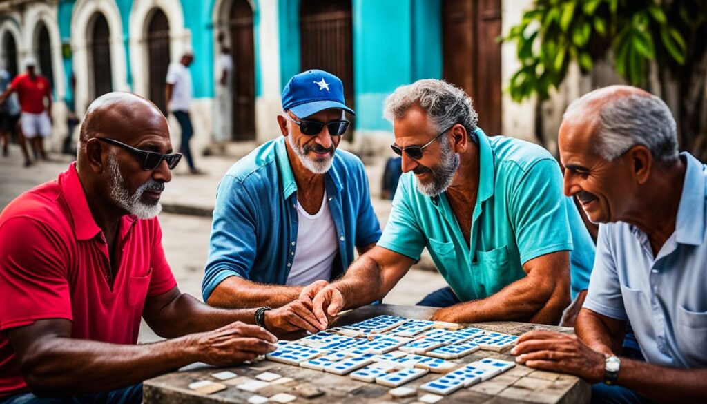 Learning to play dominoes like a local in Havana parks Learning to play dominoes like a local in Havana parks
