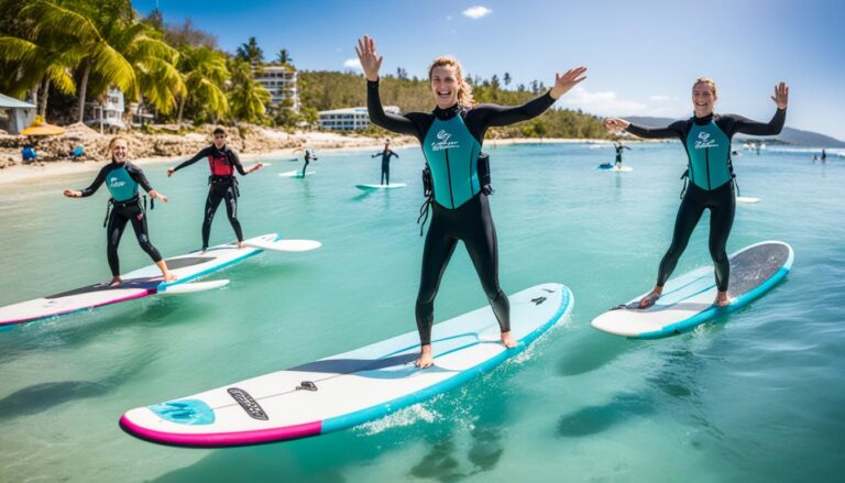 Learning to surf in Montego Bay
