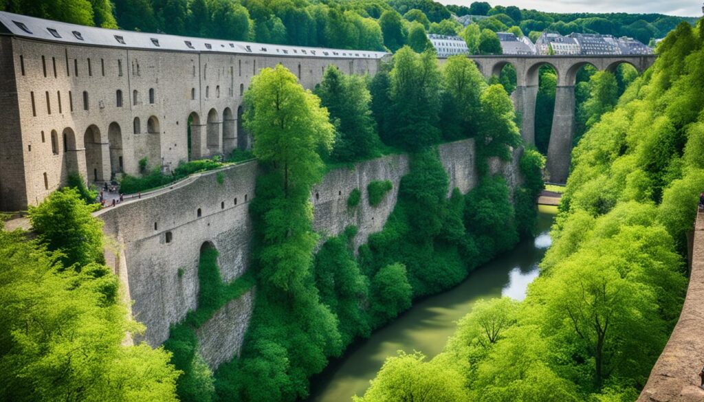 Luxembourg City historic attraction Bock Casemates Luxembourg City historic attraction Bock Casemates