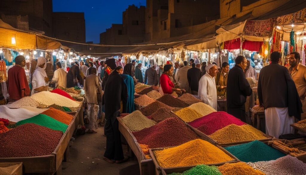 Luxor evening market Luxor evening market