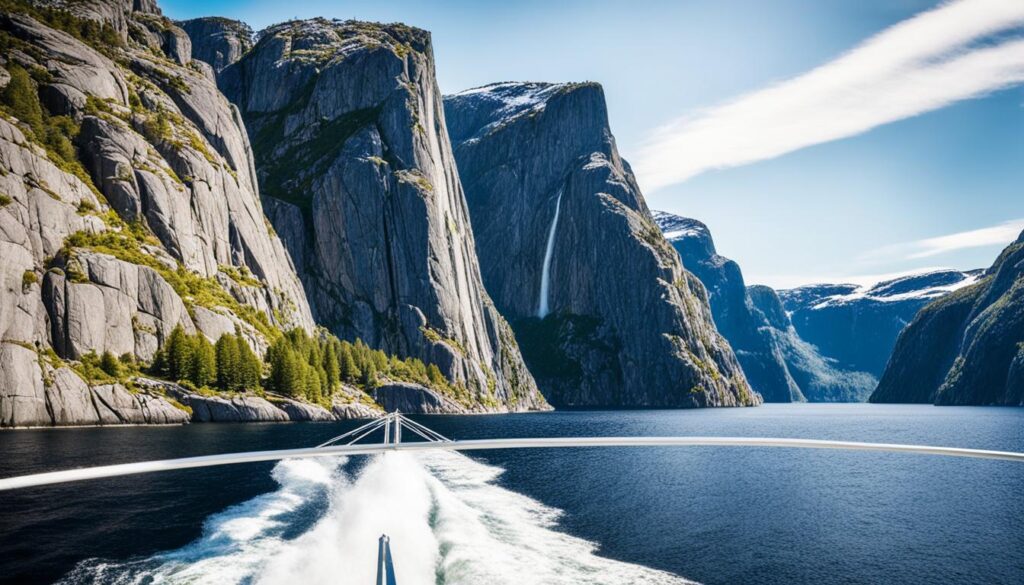 Lysefjord boat trip Lysefjord boat trip