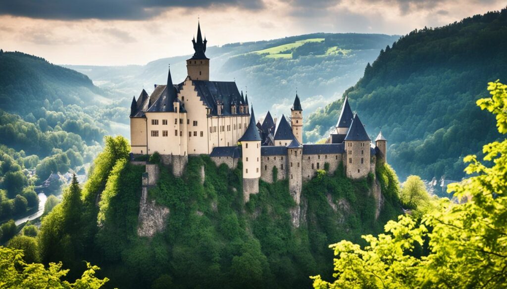 Magnificent Vianden Castle Magnificent Vianden Castle