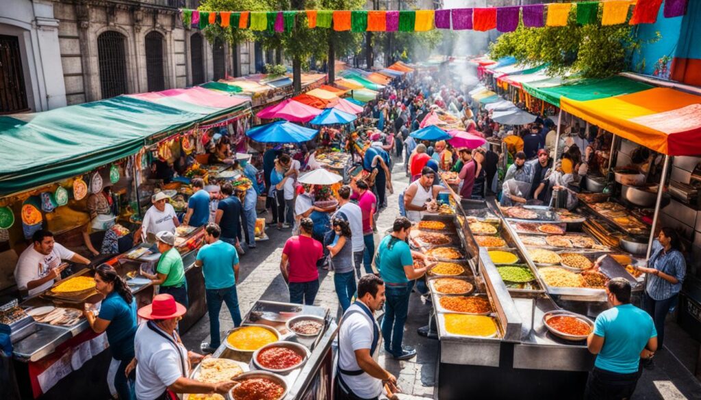 Mexican street food in Mexico City Mexican street food in Mexico City