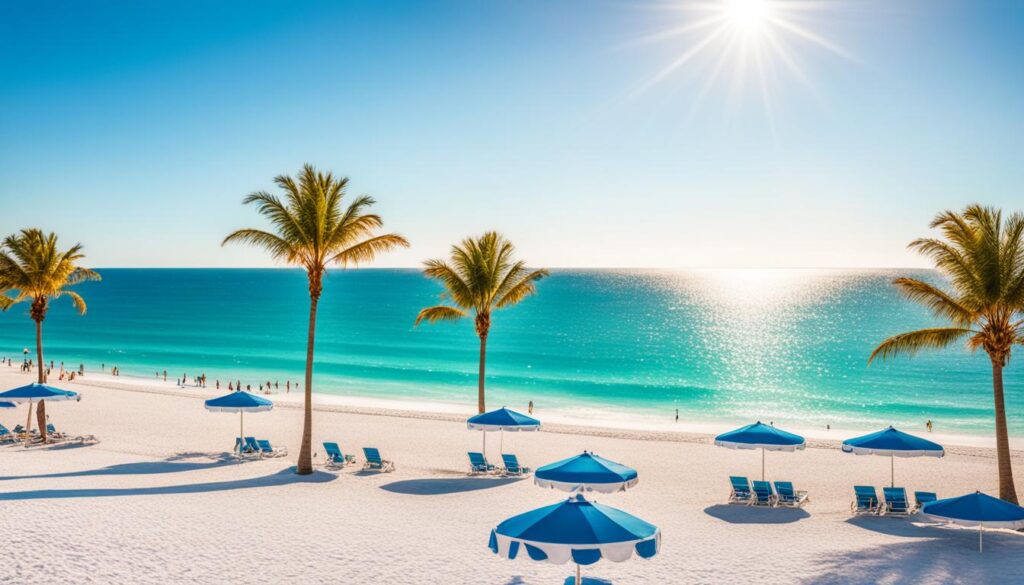 Miami beach in winter Miami beach in winter