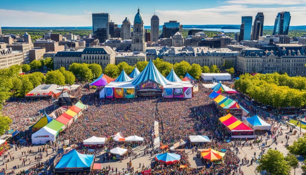 Montreal festival scene Montreal festival scene