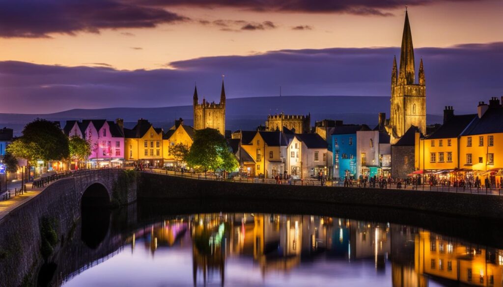 Nighttime sightseeing in Kilkenny Nighttime sightseeing in Kilkenny