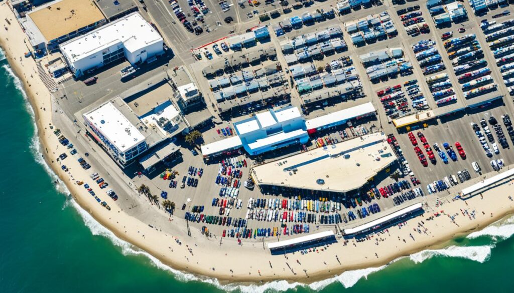 Parking options at Santa Monica Pier Parking options at Santa Monica Pier