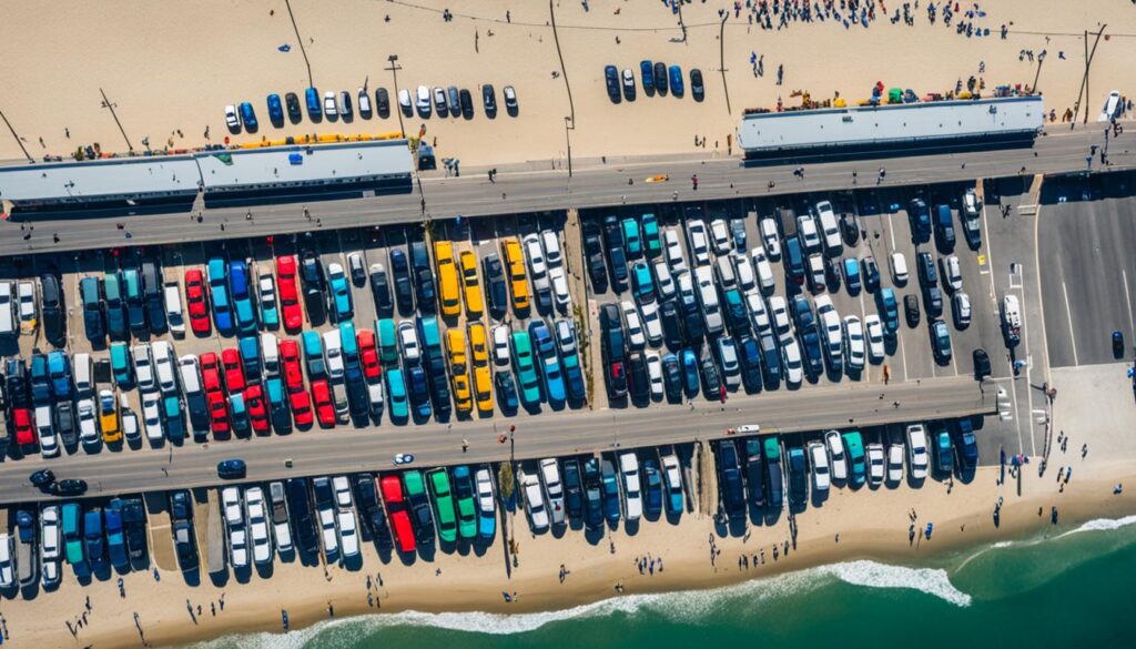 Parking options at Santa Monica Pier Parking options at Santa Monica Pier