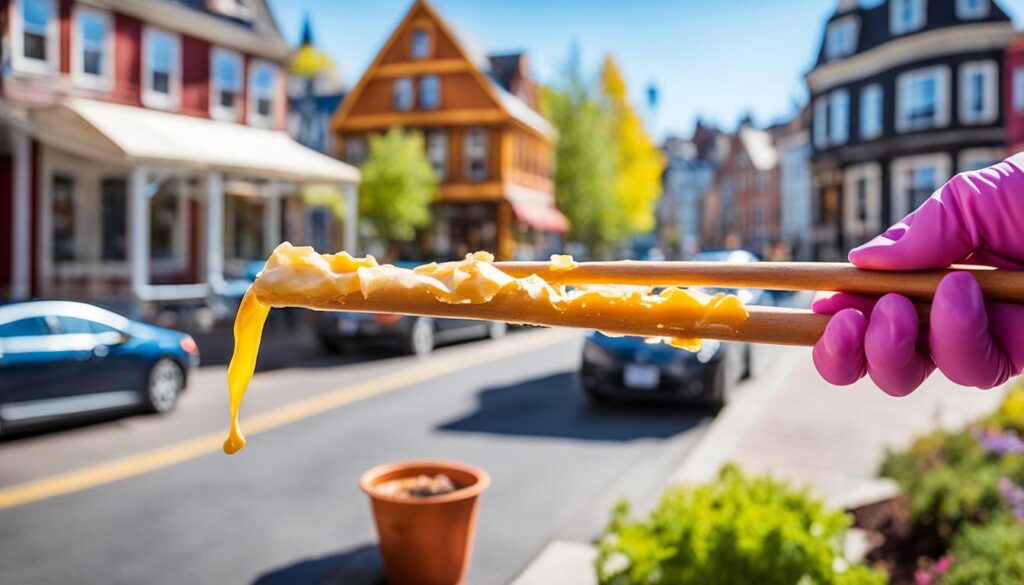 Petit Champlain maple taffy Petit Champlain maple taffy