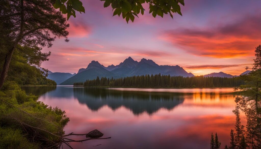 Photograph of national park landscape Photograph of national park landscape