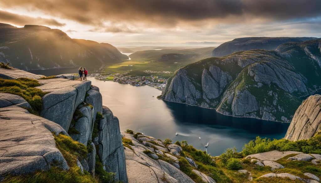 Pulpit Rock hiking trail in Stavanger Pulpit Rock hiking trail in Stavanger