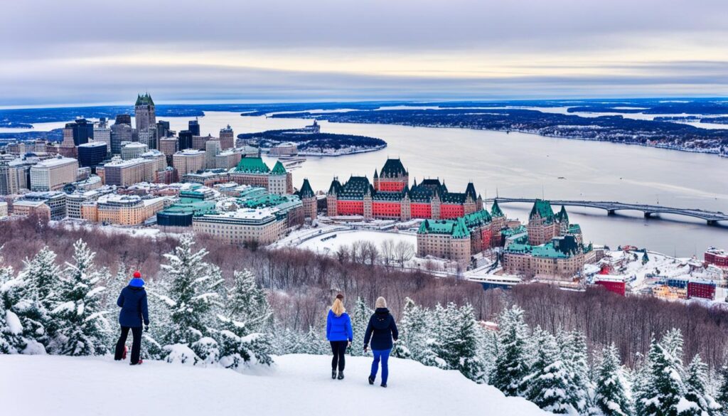 Quebec City winter sightseeing Quebec City winter sightseeing