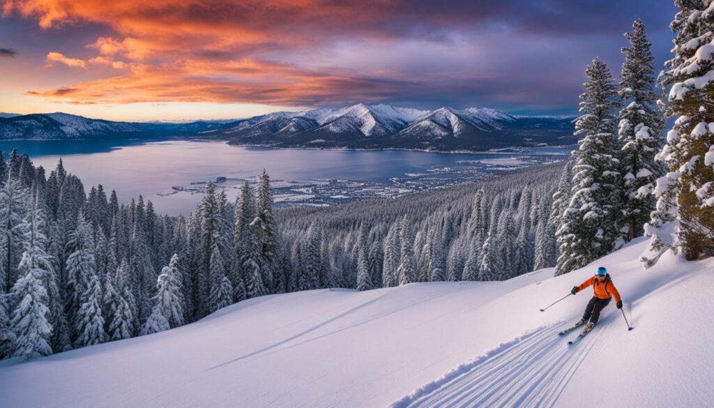 Reno or Lake Tahoe for skiing Reno or Lake Tahoe for skiing