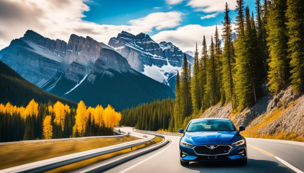 Renting a car in Banff National Park Renting a car in Banff National Park