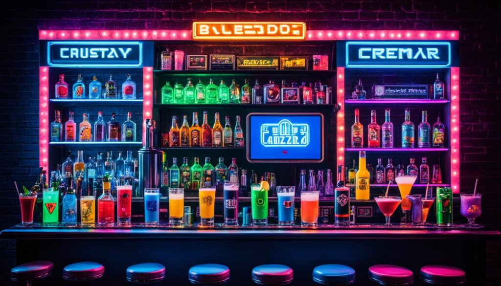 Restaurant and Game-Themed Cocktails Restaurant and Game-Themed Cocktails