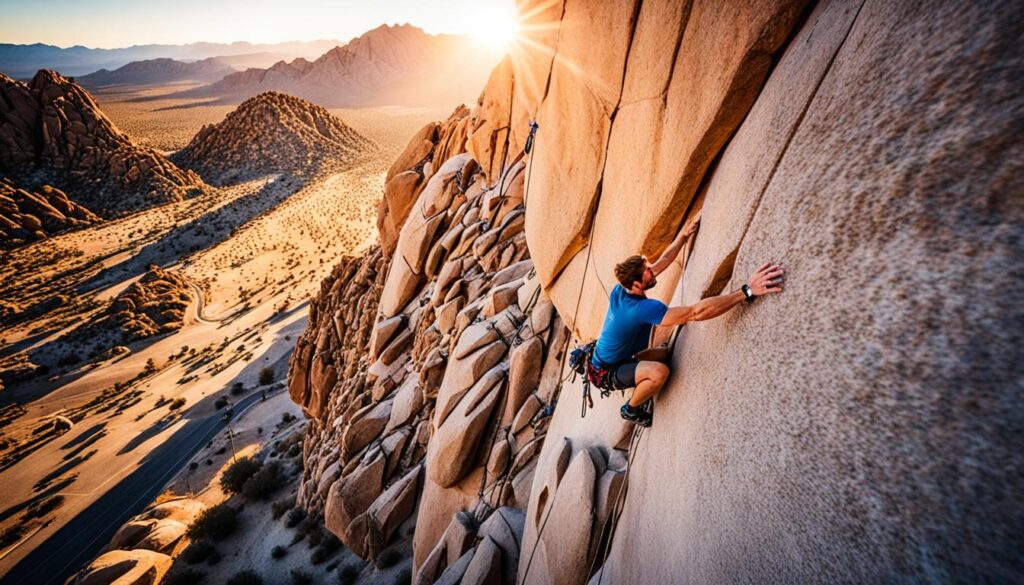 Rock Climbing in Joshua Tree National Park Rock Climbing in Joshua Tree National Park