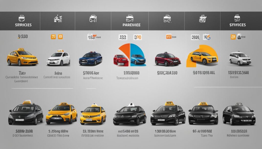 Roskilde Airport taxi comparison table Roskilde Airport taxi comparison table