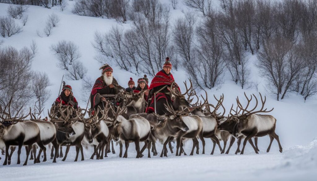 Sami Reindeer Herding in Tromsø Sami Reindeer Herding in Tromsø