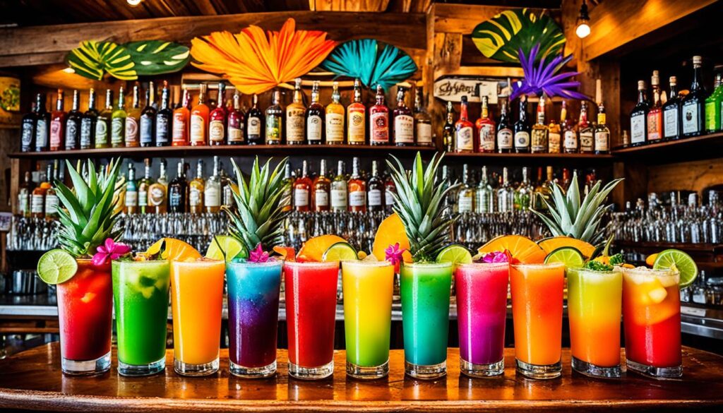 Sample Signature Cocktails at Bridgetown's Rum Shops Sample Signature Cocktails at Bridgetown's Rum Shops
