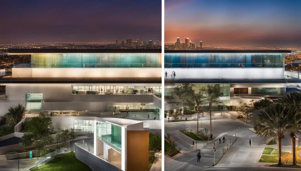 San Diego vs. Los Angeles Education and Healthcare San Diego vs. Los Angeles Education and Healthcare