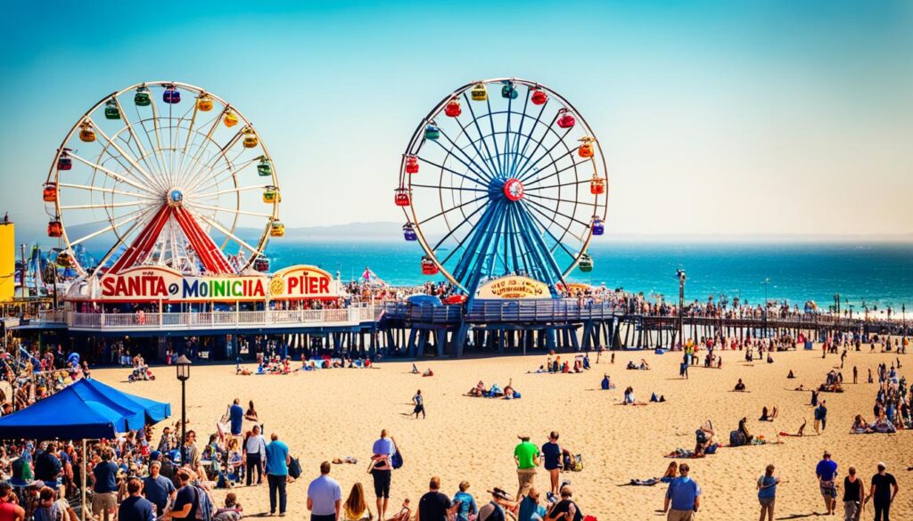 Santa Monica Beach attractions Santa Monica Beach attractions