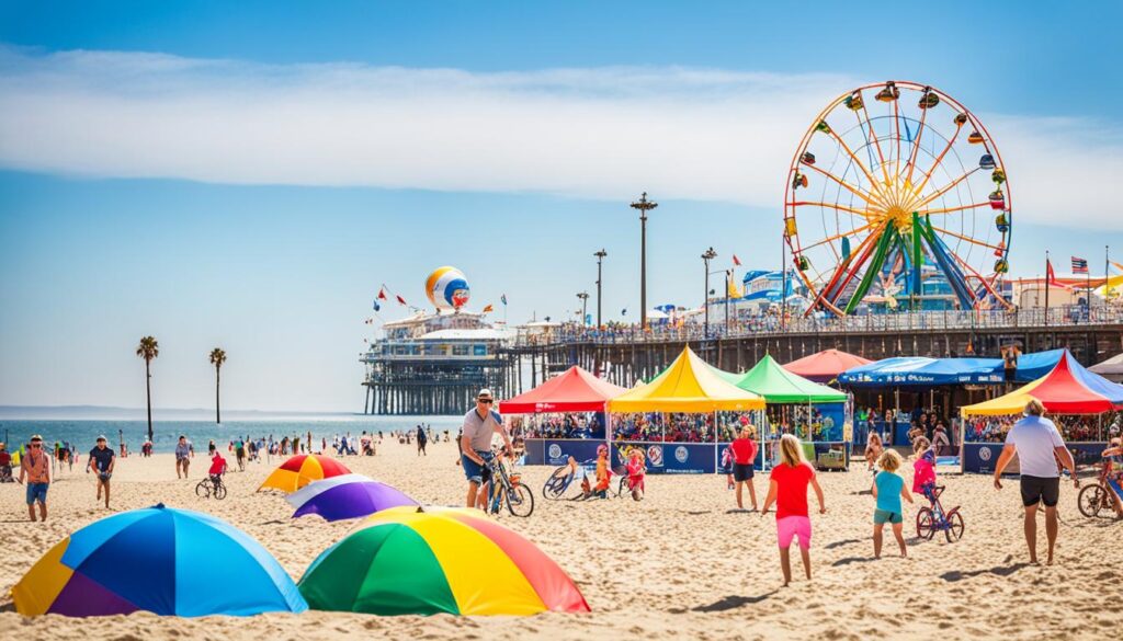 Santa Monica Beach attractions Santa Monica Beach attractions