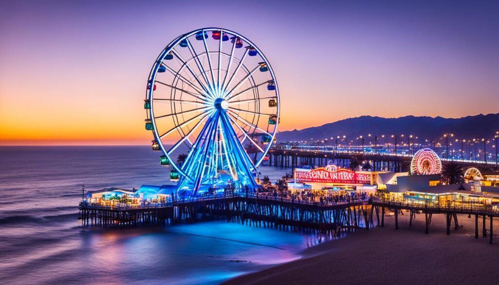 Santa Monica Pier Ferris wheel photography spots Santa Monica Pier Ferris wheel photography spots