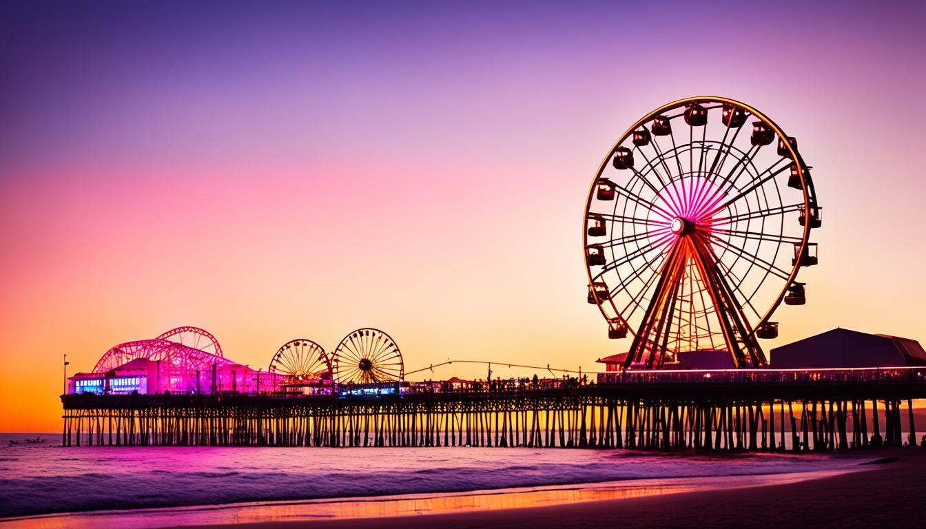 Santa Monica Pier Ferris wheel views