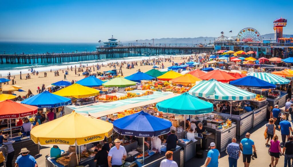 Santa Monica Pier food vendors Santa Monica Pier food vendors