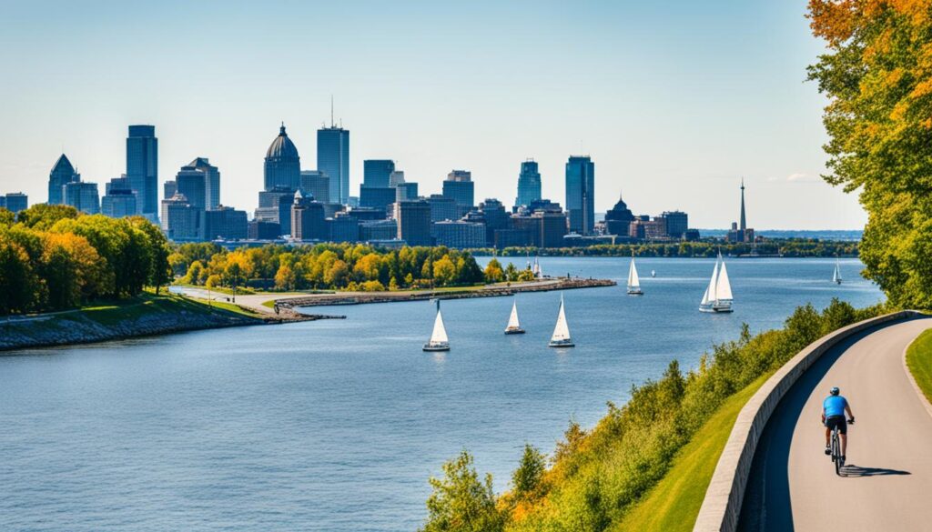 Scenic bike routes in Montreal Scenic bike routes in Montreal