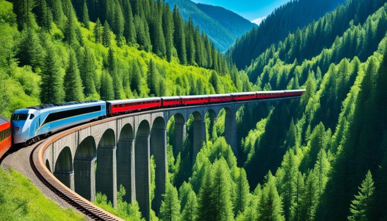 Scenic train journeys and railway adventures in the US