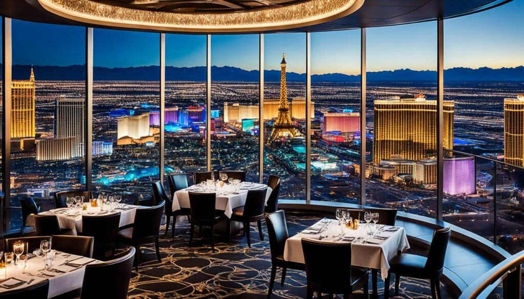 Sky-High Dining in Las Vegas Sky-High Dining in Las Vegas