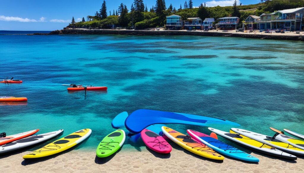 Stand-up paddleboarding gear in Bridgetown Stand-up paddleboarding gear in Bridgetown