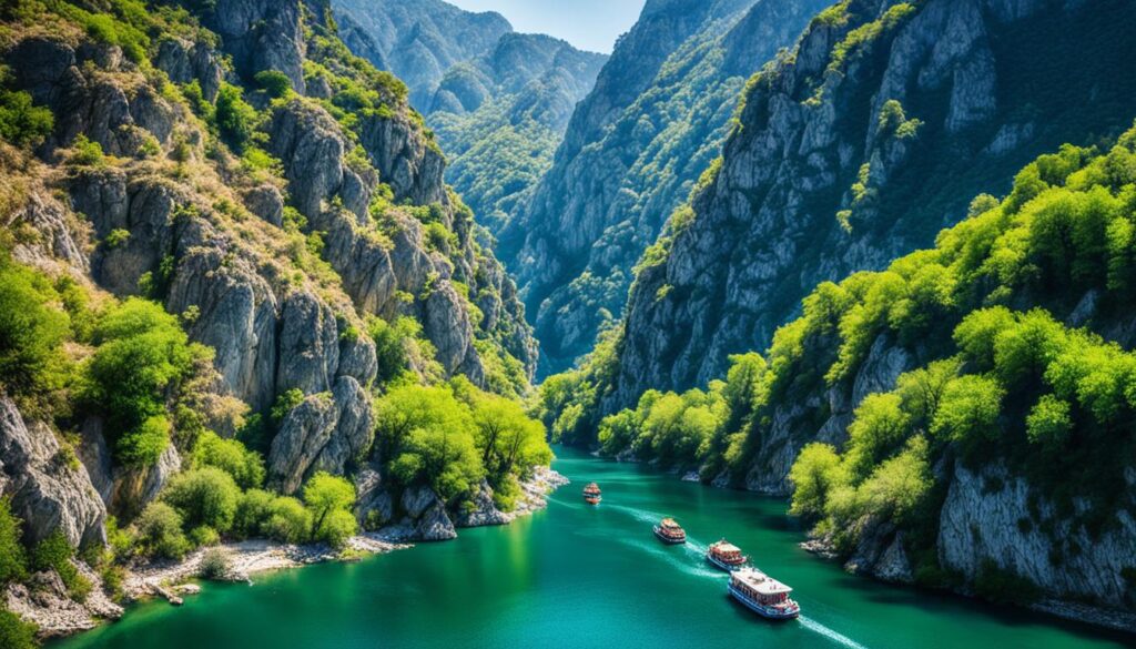 Stunning View of Matka Canyon Stunning View of Matka Canyon