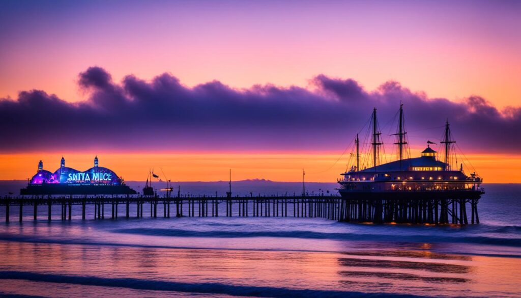Sunset cruise near Santa Monica Pier Sunset cruise near Santa Monica Pier