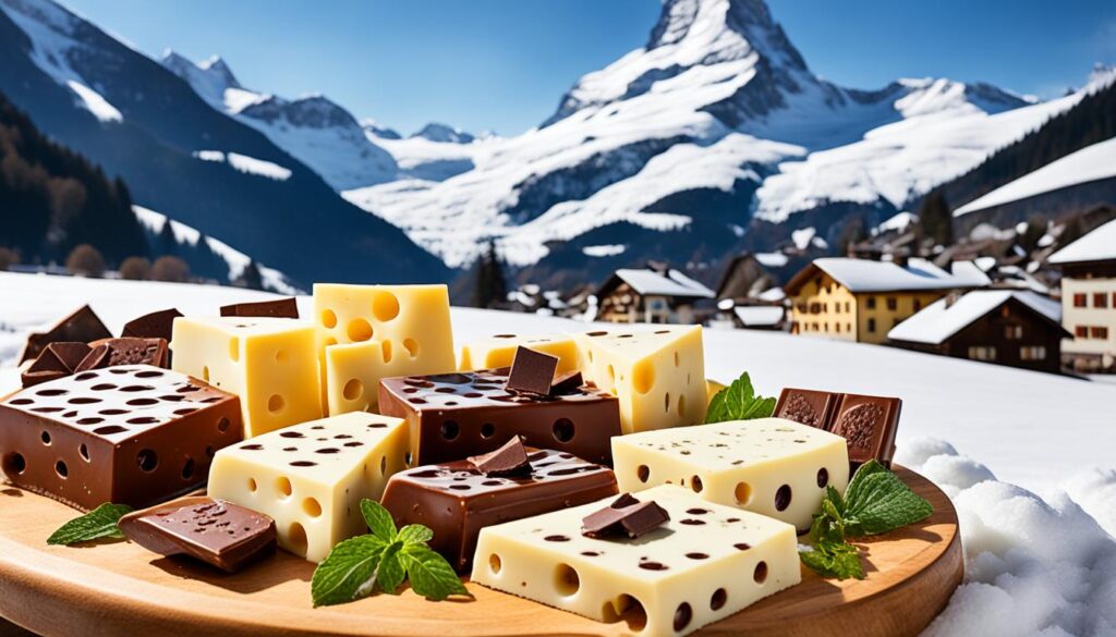 Swiss Cheese and Chocolate Swiss Cheese and Chocolate