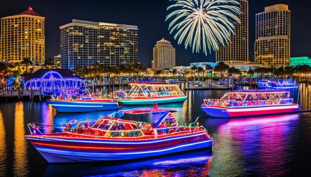 Tampa's Holiday Lighted Boat Parade Tampa's Holiday Lighted Boat Parade