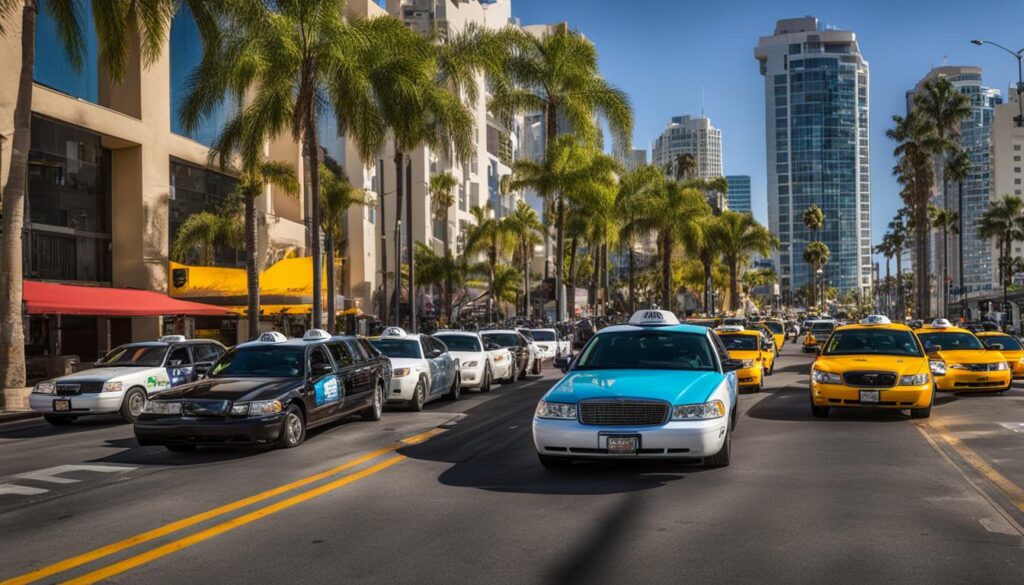 Taxis in San Diego Taxis in San Diego