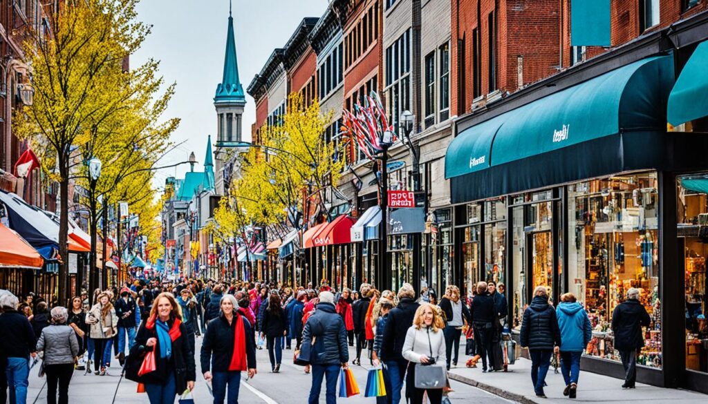 Toronto street shopping Toronto street shopping
