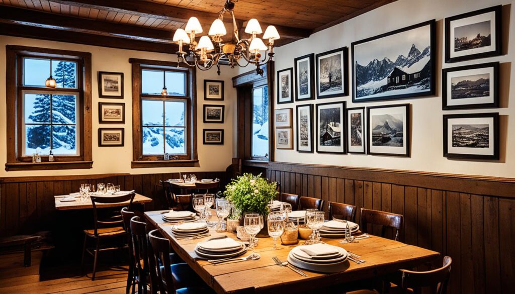 Traditional Norwegian Food in Historic Establishment Traditional Norwegian Food in Historic Establishment