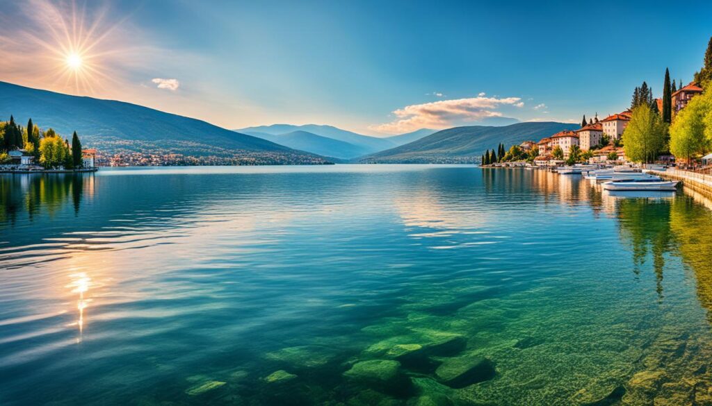 Tranquil Ohrid Lake Tranquil Ohrid Lake