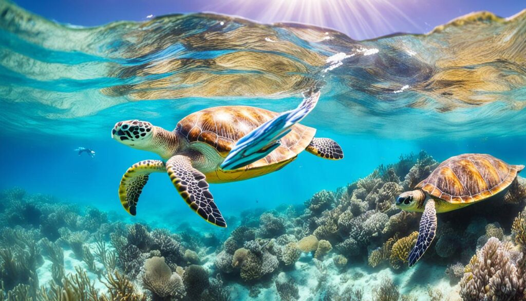 Turtle encounters near Bridgetown Turtle encounters near Bridgetown