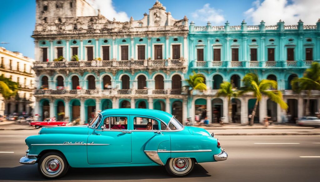Vintage car in Havana Vintage car in Havana