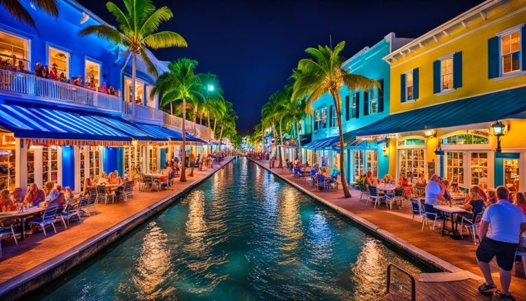 What are the best areas to stay in Key West for nightlife and families?