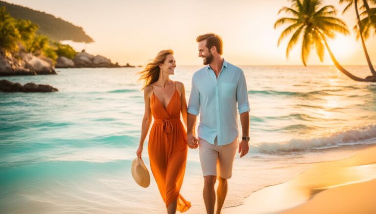 What are the most romantic destinations in the Caribbean for couples?