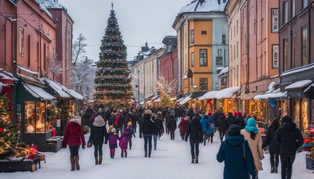 Winter Shopping in Tampere Winter Shopping in Tampere
